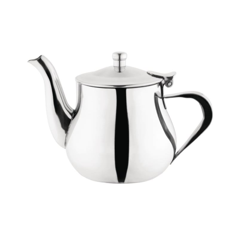 Moroccan Stainless Steel Teapot 350 Ml - Olympia - Fourniresto Moroccan Stainless Steel Teapot 350 Ml - Olympia - Fourniresto