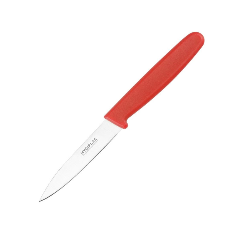 Nož za kuhinjo rdeča rezila 7,5 cm - Hygiplas - Fourniresto Nož za kuhinjo rdeča rezila 7,5 cm - Hygiplas - Fourniresto