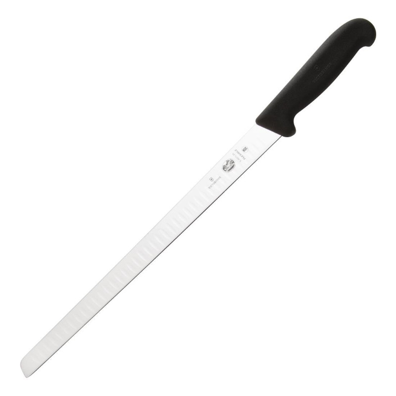 Couteau À Saumon Lame Alvéolée Flexible 30,5 Cm - Victorinox - Fourniresto Couteau À Saumon Lame Alvéolée Flexible 30,5 Cm - Victorinox - Fourniresto