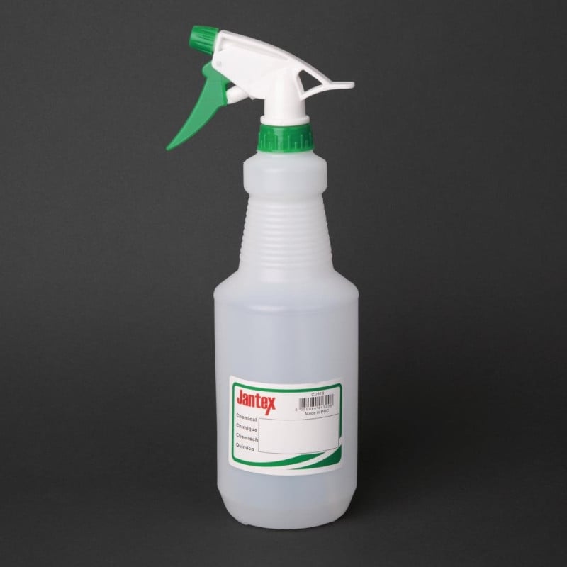 Spray Bottle Color Code Green 750 ml - Jantex - Fourniresto Spray Bottle Color Code Green 750 ml - Jantex - Fourniresto