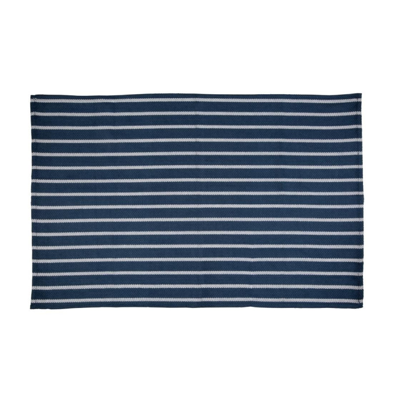 Torchon De Cuisinier Bleu Marine Rayé Blanc 457 X 711 Mm - Vogue - Fourniresto Torchon De Cuisinier Bleu Marine Rayé Blanc 457 X 711 Mm - Vogue - Fourniresto