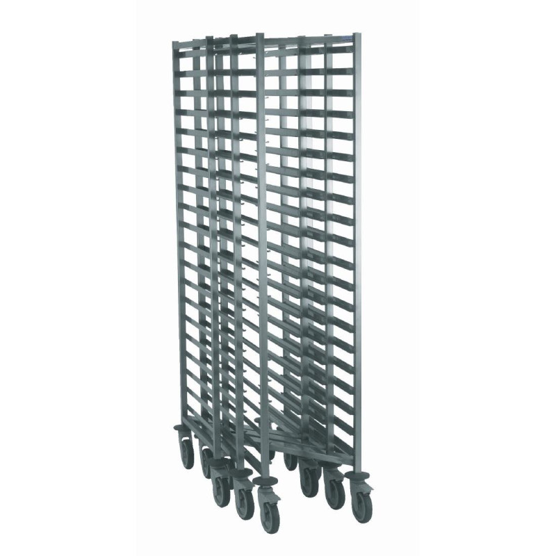 Recessed Sliding Shelf Trolley GN 1/1 Tournus 20 Levels - Tournus - Fourniresto Recessed Sliding Shelf Trolley GN 1/1 Tournus 20 Levels - Tournus - Fourniresto