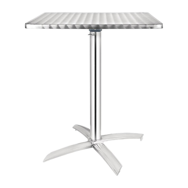 Table Carrée à Plateau Basculant en Inox - 600 x 600 mm - Bolero - Fourniresto Table Carrée à Plateau Basculant en Inox - 600 x 600 mm - Bolero - Fourniresto