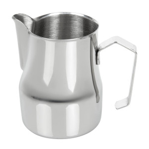 Plečnik iz nerjavečega jekla za latte s prijemalom 500 ml - FourniResto - Fourniresto