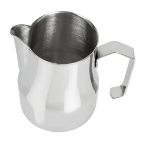 Plečnik iz nerjavečega jekla za latte s prijemalom 500 ml - FourniResto - Fourniresto