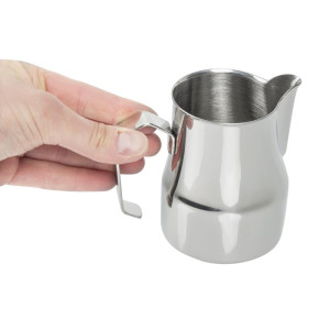 Plečnik iz nerjavečega jekla za latte s prijemalom 500 ml - FourniResto - Fourniresto