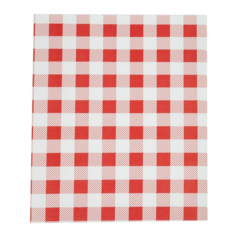 Papier Ingraissable Vichy Rouge 310 x 380 mm - Lot de 200 - FourniResto - Fourniresto Papier Ingraissable Vichy Rouge 310 x 380 mm - Lot de 200 - FourniResto - Fourniresto