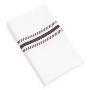 Prtiček za mizo Bistro s črnimi črtami 560 x 460 mm - Komplet 10 - FourniResto - Fourniresto