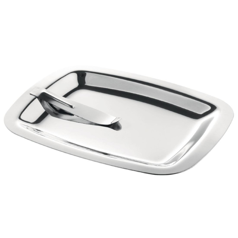 Stainless Steel Addition Tray with Clip 150 x 120 mm - Olympia - Fourniresto Stainless Steel Addition Tray with Clip 150 x 120 mm - Olympia - Fourniresto