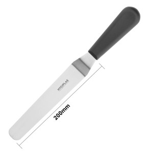 Nož s špato s kotom iz nerjavečega jekla 190 mm - Hygiplas - Fourniresto