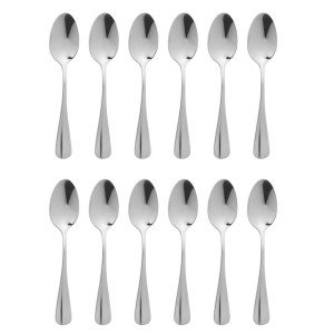 Teaspoon Baguette 135 mm - Set of 12 - Olympia - Fourniresto