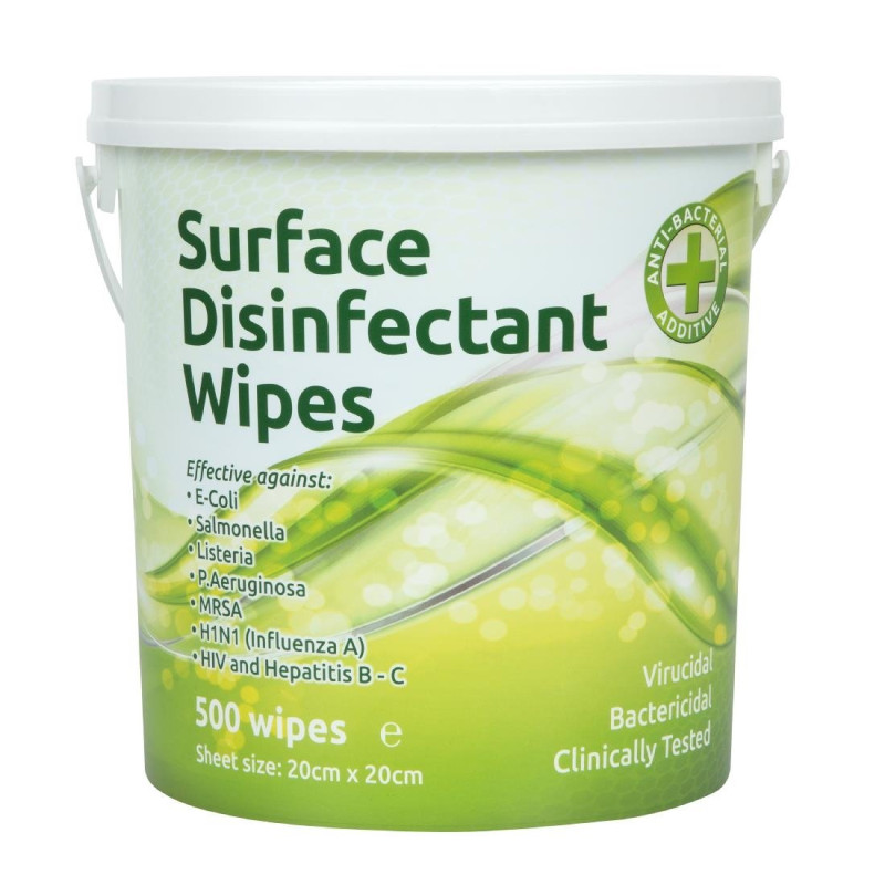 Boîte de Lingettes Désinfectantes de Surface - Lot de 500 - FourniResto - Fourniresto Boîte de Lingettes Désinfectantes de Surface - Lot de 500 - FourniResto - Fourniresto