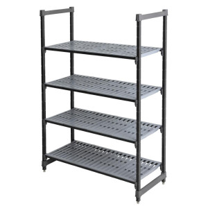 Enota s 4 policami s prosojno mrežo 540 x 1370 x 1830 mm - Cambro - Fourniresto