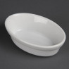 Ovalne bele posode za gratin 145 x 104 mm - komplet 6 - Olympia - Fourniresto