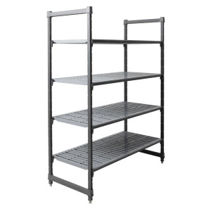 Enota s 4 policami s prosojno mrežo - Š 1375 x G 610 mm - Cambro