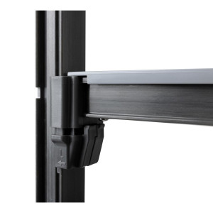 Enota s 4 policami s prosojno mrežo - Š 1375 x G 610 mm - Cambro