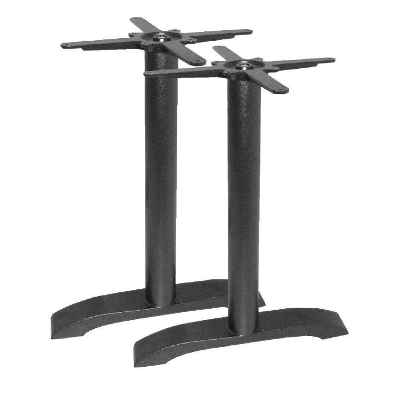 2 Cast Iron Table Legs - H 720mm - Bolero 2 Cast Iron Table Legs - H 720mm - Bolero