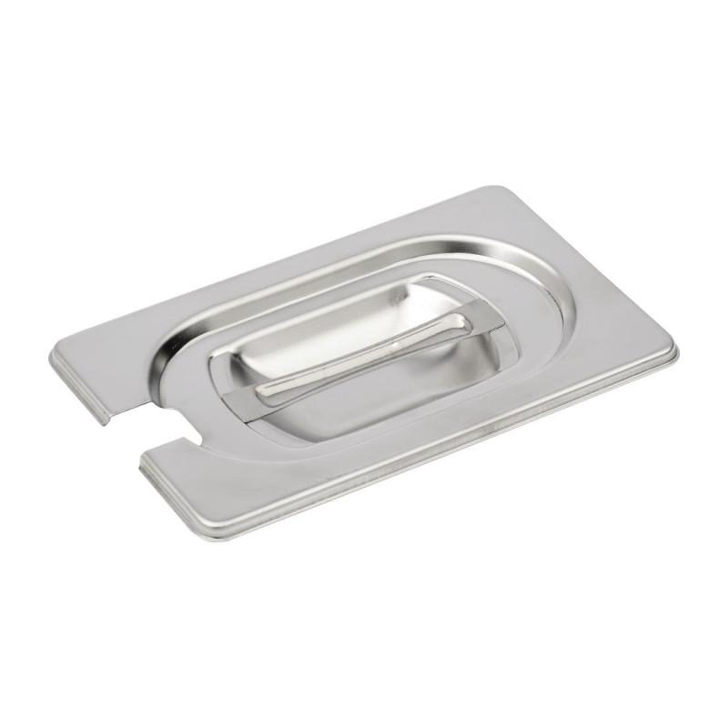 Couvercle Inox avec Encoche - GN 1/9 - Gastro M - Fourniresto Couvercle Inox avec Encoche - GN 1/9 - Gastro M - Fourniresto