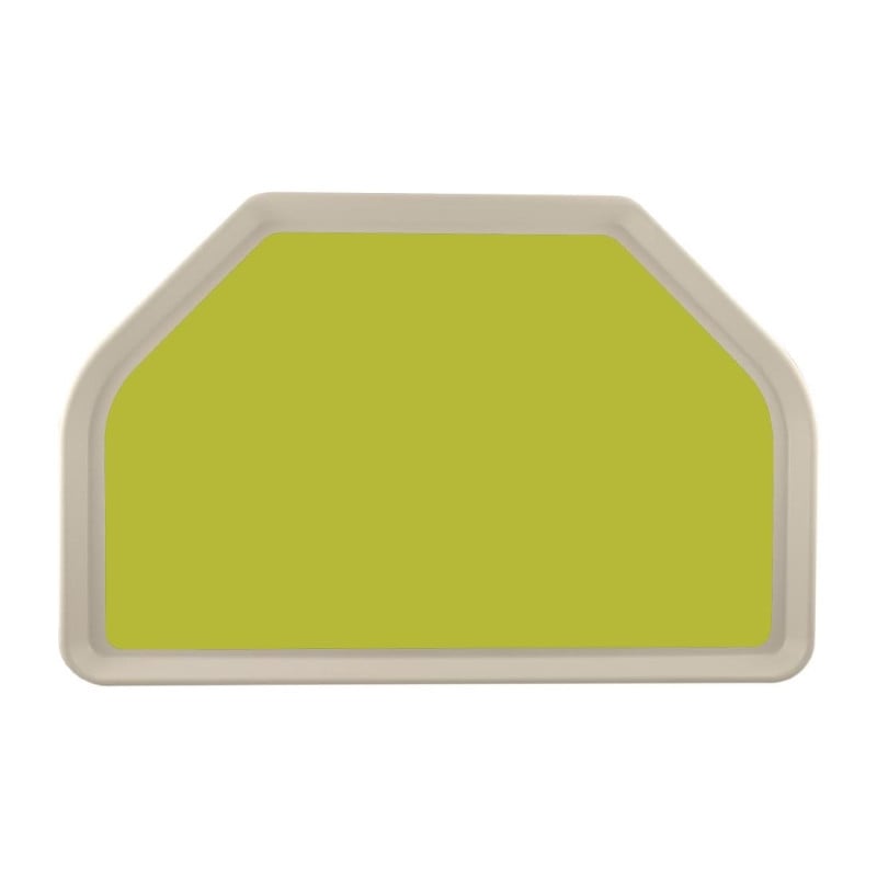 Trapezoidal Polyester Service Tray GN 500x325mm Green - Roltex - Fourniresto