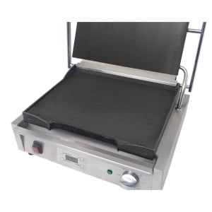 Grill za kontakt preprost gladek/gladek - velika površina - Buffalo
