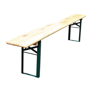 Zložljiva klop z iglastim lesom 220 x 25 cm - FourniResto - Fourniresto