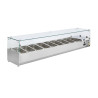 Hladilna vitrina za sestavine - 9 posod GN 1/3 - Polar - Fourniresto