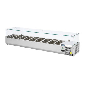 Hladilna vitrina za sestavine - 9 posod GN 1/3 - Polar - Fourniresto
