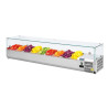 Hladilna vitrina za sestavine - 9 posod GN 1/3 - Polar - Fourniresto