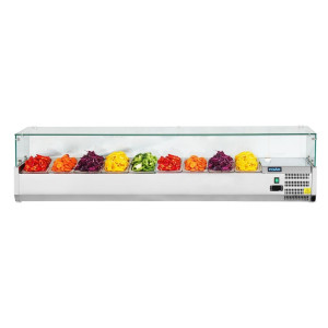 Hladilna vitrina za sestavine - 9 posod GN 1/3 - Polar - Fourniresto