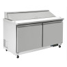 Pult za pripravo s 2 vrati - 527 L 16 X GN 1/6 - Polar - Fourniresto