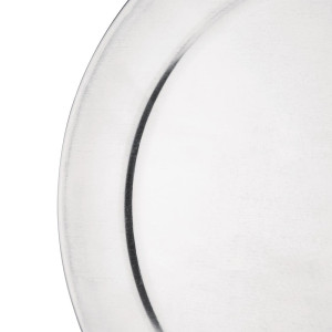 Plošča za pico iz aluminija s širokim robom - Ø255mm - Vogue - Fourniresto