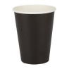 Plastični lončki za vroče napitke črne barve 340 ml - paket 50 - Fiesta