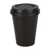 Plastični lončki za vroče napitke črne barve 340 ml - paket 50 - Fiesta