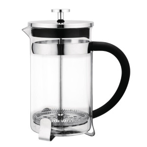 Cafetiera s stiskalnico iz nerjavečega jekla, 6 skodelic - 0,8L - Olympia