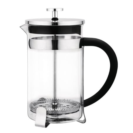 Cafetiera s stiskalnico iz nerjavečega jekla, 6 skodelic - 0,8L - Olympia