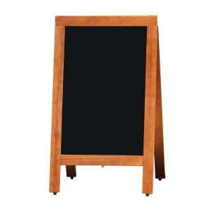 Trotovna tabla s lesenim okvirjem 1200 x 700 mm - Olympia - Fourniresto