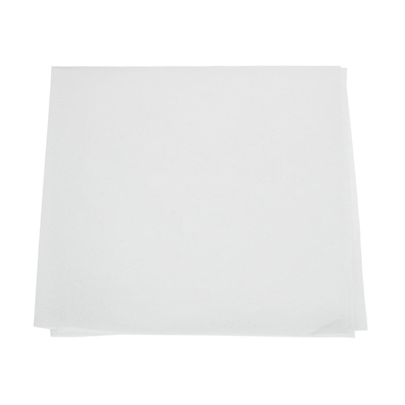 White Paper Snack Napkins 1 Ply 330 X 330 mm - Pack of 5000 - FourniResto White Paper Snack Napkins 1 Ply 330 X 330 mm - Pack of 5000 - FourniResto