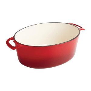 Cocotte Ovalna Rdeča - 5L - Vogue