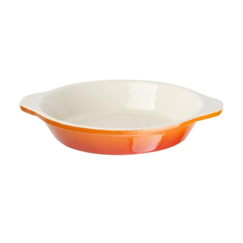 Pekač za gratin okrogel oranžen - 400 ml - Vogue Pekač za gratin okrogel oranžen - 400 ml - Vogue