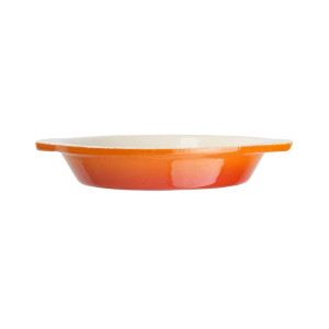Pekač za gratin okrogel oranžen - 400 ml - Vogue