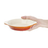 Pekač za gratin okrogel oranžen - 400 ml - Vogue