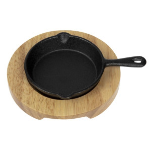 Majhna okrogla litoželezna ponvica - Ø 115mm - Olympia