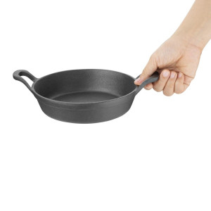 Železna okrogla ponjava s ušesi - Ø180mm - Olympia - Fourniresto