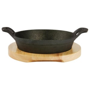 Železna okrogla ponjava s ušesi - Ø180mm - Olympia - Fourniresto