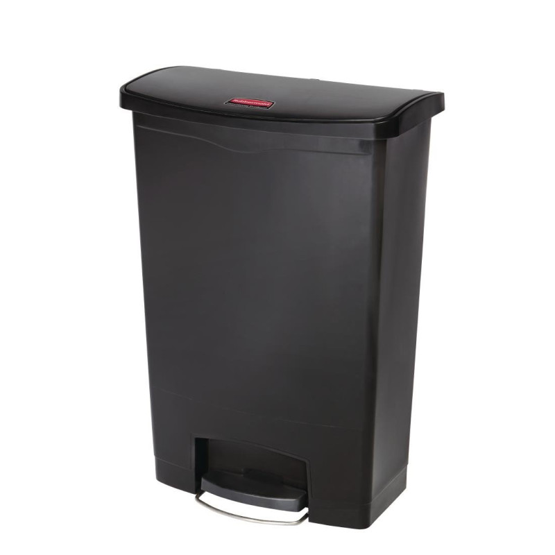 Koš za smeti s pedalom Slim Jim črne barve - 90L - Rubbermaid Koš za smeti s pedalom Slim Jim črne barve - 90L - Rubbermaid