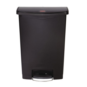 Koš za smeti s pedalom Slim Jim črne barve - 90L - Rubbermaid