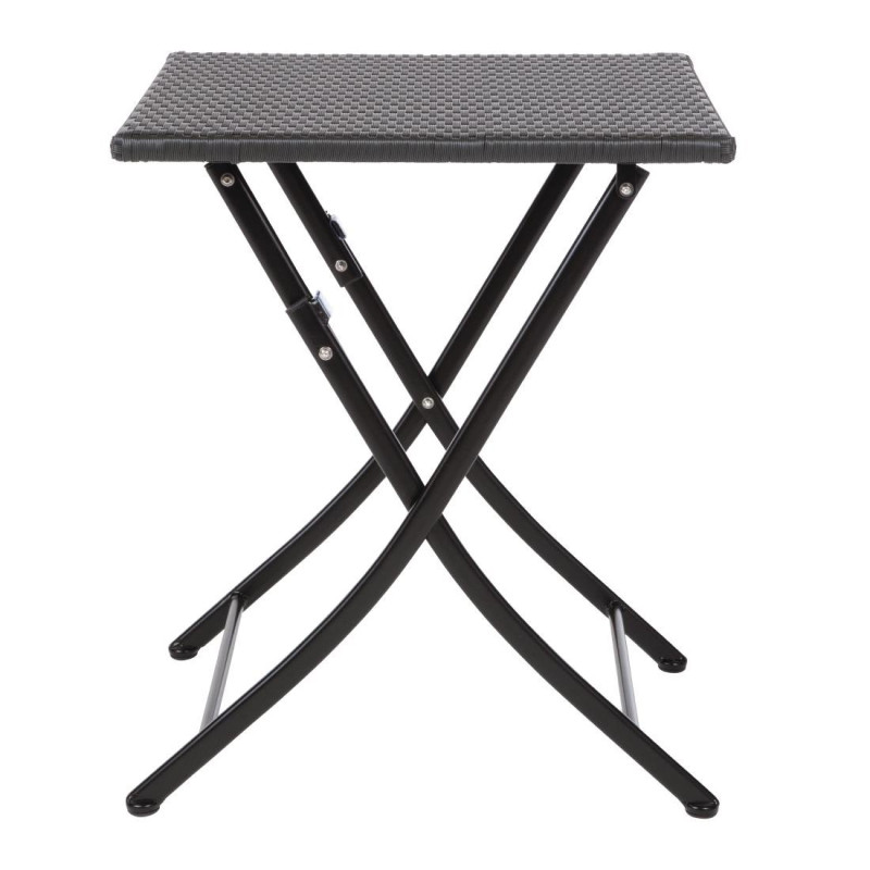 Table carrée pliable en rotin - 600mm - Bolero - Fourniresto Table carrée pliable en rotin - 600mm - Bolero - Fourniresto
