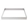 Square Tart Ring in Stainless Steel - L 200 x W 200mm- De Buyer