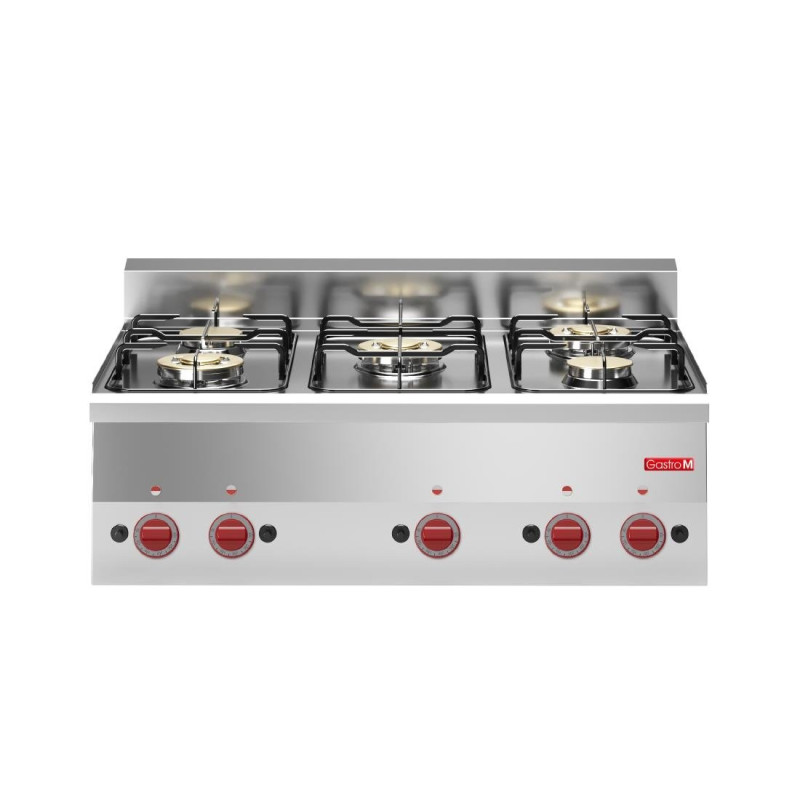 Gas Cooktop 5 Burners 600 - Gastro M Gas Cooktop 5 Burners 600 - Gastro M