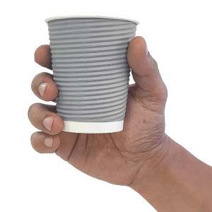 Kozarci antracitne barve 225 ml - Komplet 25 kosov - Fiesta - Fourniresto